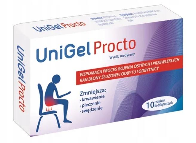 UniGel Procto, czopki, 10 sztuk