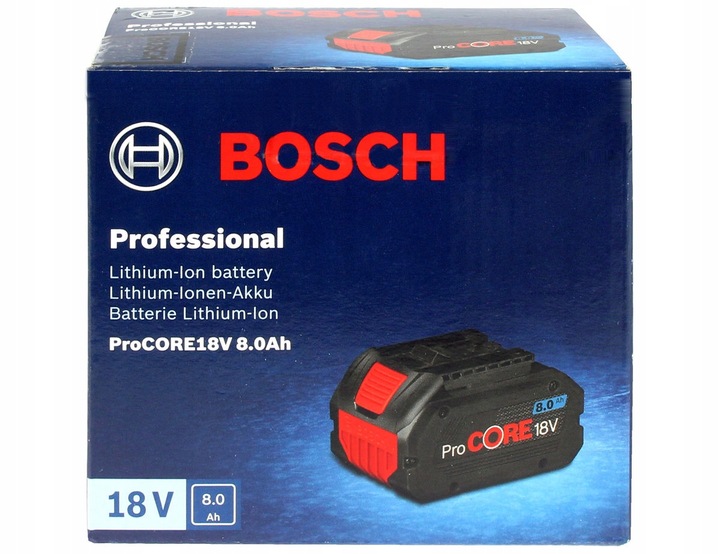 AKUMULATOR PROCORE 18V 8,0Ah GBA BOSCH