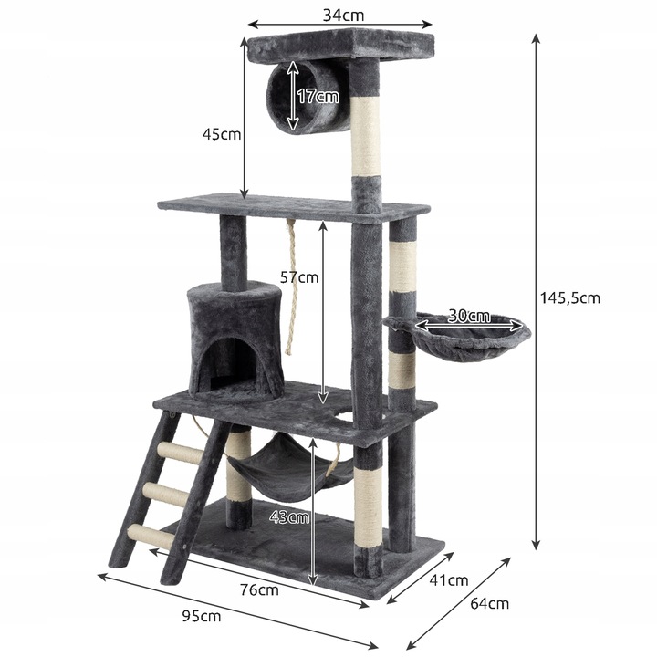 Drapak dla Kota Kotów Legowisko Domek Słupek Hamak