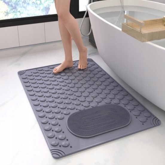 MATA ŁAZIENKOWA DYWANIK PRYSZNICOWA DO WANNY ANTYPOŚLIZGOWA 38x82cm