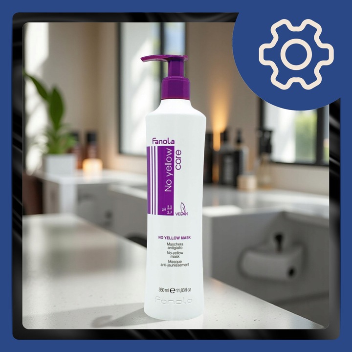Maska do Włosów Blond NO YELLOW FANOLA Neutralizuje Żółte Odcienie 350ML