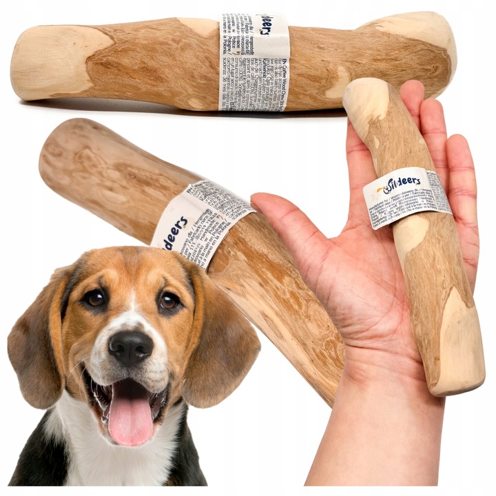 PATYK Z DRZEWA KAWOWEGO M NATURALNY KAWOWY GRYZAK DLA PSA WYTRZYMAŁY ŚREDNI