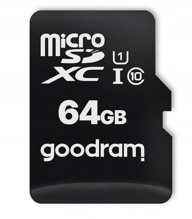 PS KARTA GOODRAM Micro SD 64GB, Class10 UHS + adapter. #LXND64GB