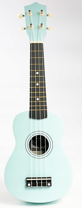 UKULELE SOPRANOWE +TUNER+TABELA+POKROWIEC NIEBIESKIE