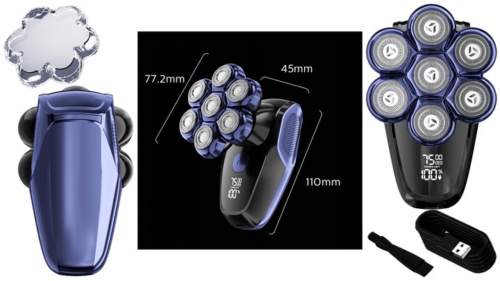 GOLARKA ELEKTRYCZNA MASZYNKA do golenia na łyso ENCHEN Alien Pro 2