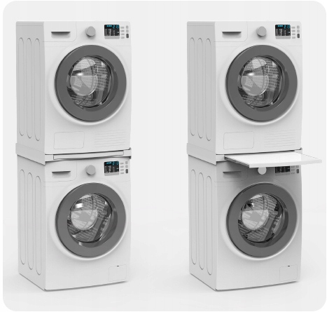 Meliconi Torre Smart L60 Łącznik Pralki Suszarki Uniwersalny z Półką