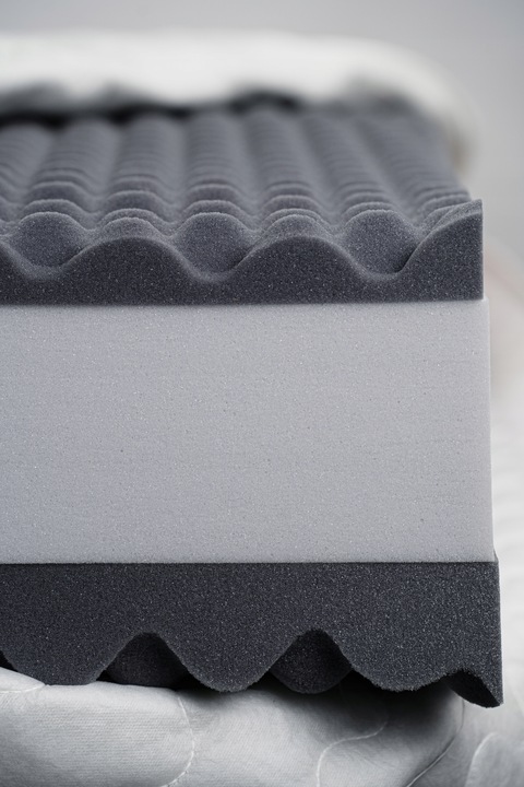 Materac LUX EKO pocket strefowy MASUJĄCY pianka 7cm profilowana 90x200