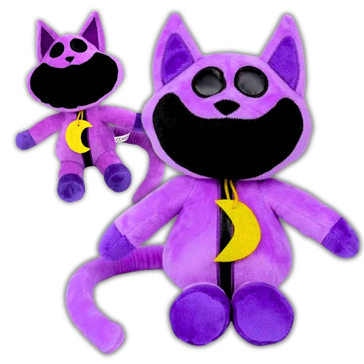 Maskotka Pluszak CatNap Kot Fioletowy 30cm Maskotka Z Gry Smiling Critters
