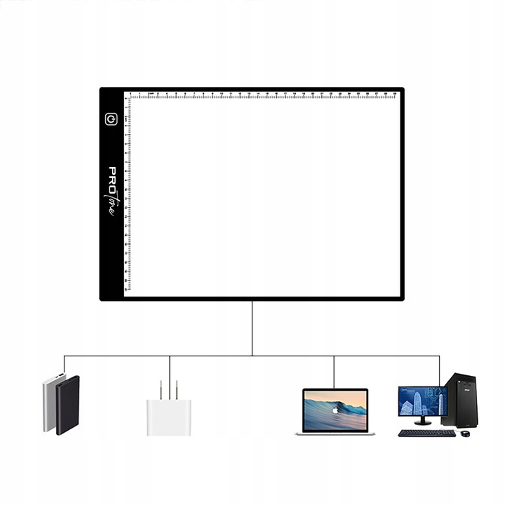 Tablica Do Szkicowania Deska Kreślarska LED