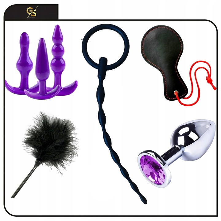 MEGA DUŻY XXL ZESTAW BDSM 28el KAJDANKI KNEBEL KORRKI NAKŁADKA WIBRATOR PAR