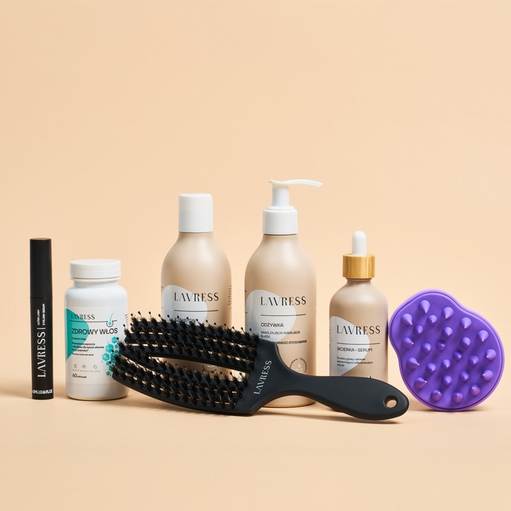 Wcierka Serum na porost i wypadanie włosów wzmacnia cebulki - Lavress 10w1