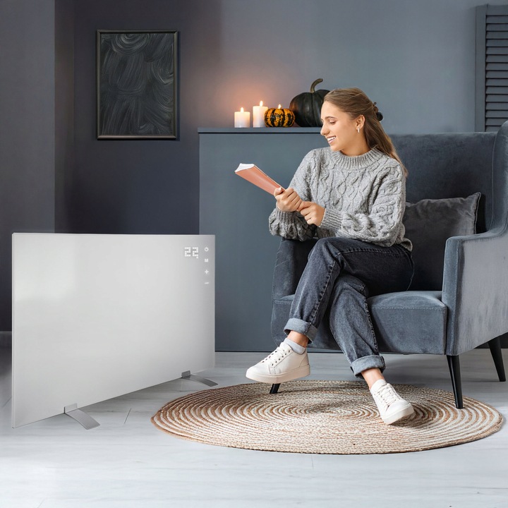 Grzejnik promiennik na podczerwień panel elektryczny EBERG 600W ECO IR WiFi