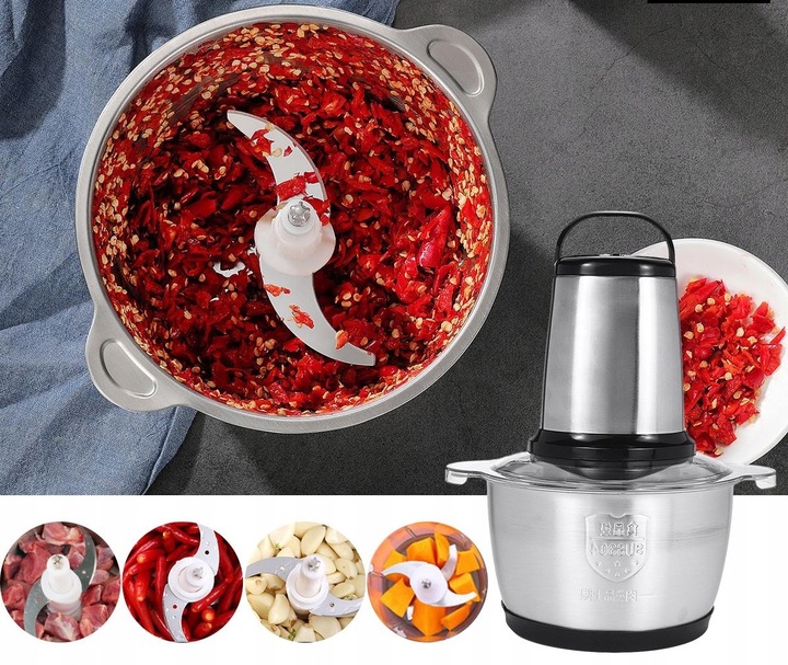 ELEKTRYCZNY MŁYNEK DO MIKSER MIĘSA STAL NIERDZEWNA