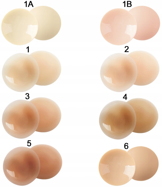 Osłonki silikonowe nakładki naklejki na sutki, brodawki Os2