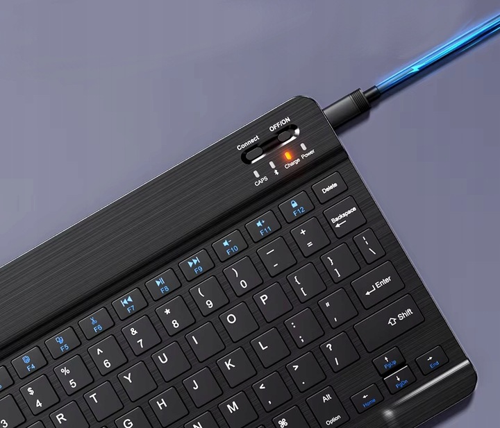 KLAWIATURA BEZPREZEWODOWA BLUETOOTH 5.0 SMART iOS ANDROID TABLET LAPTOP