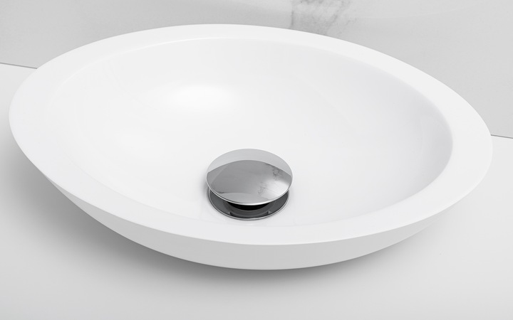 Korek umywalkowy klik klak automatyczny bez przelewu srebrny chrom YOKA