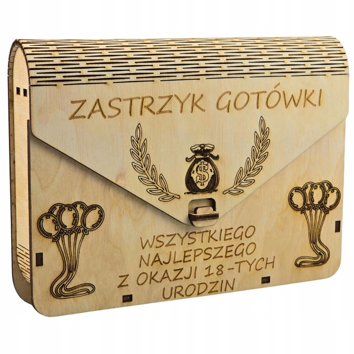 PUDEŁKO NA PIENIĄDZE PREZENT NA URODZINY CHRZEST ROCZEK PAMIĄTKA