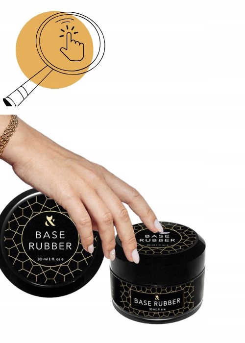 F.O.X. Base Rubber 30ml BAZA hybrydowa KAUCZUKOWA