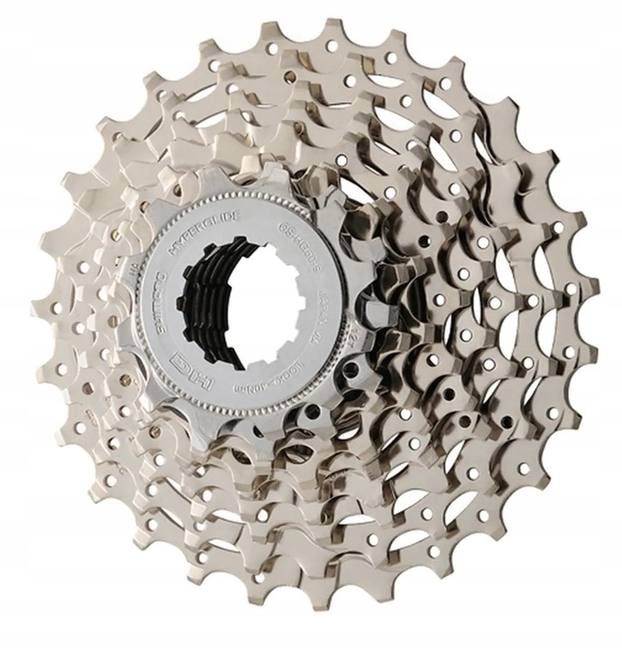 Kaseta Shimano Sora CS-HG50-9, 12-25T, 9 rzędowa. szosa, srebrna