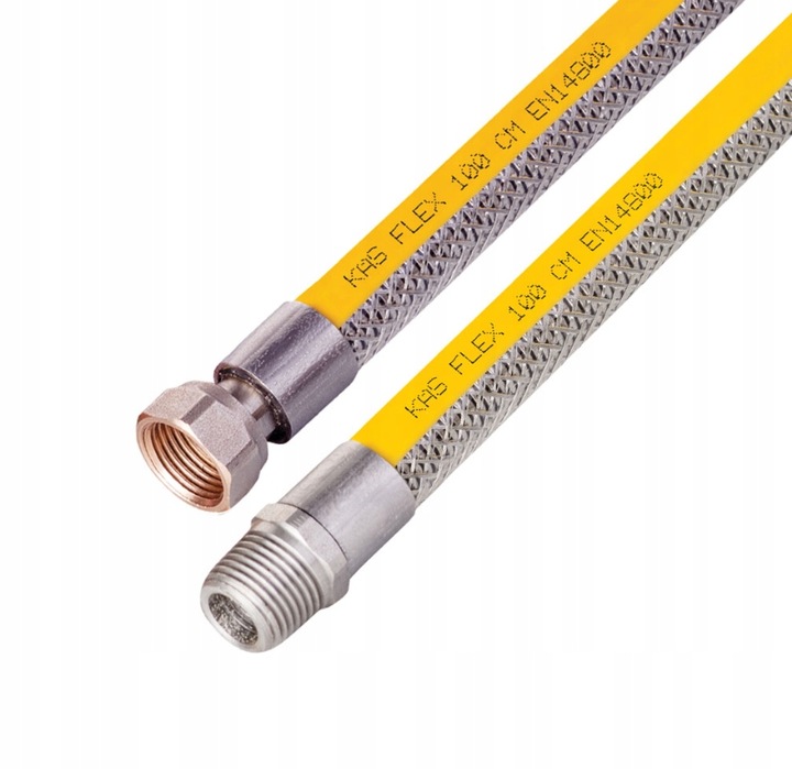 Wąż przewód gazowy gazu ziemnego 1,5m/150cm gw/gz elastyczny do kuchenki