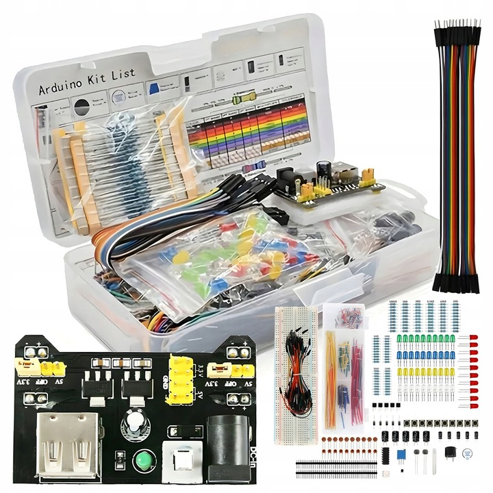 Zestaw Startowy Do Nauki Programowania Komponenty Arduino Uno R3 Z Płytką