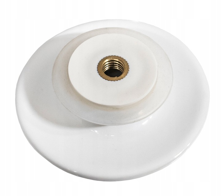 KOREK CLICK -CLACK DO UMYWALKI UNIWERSALNY CERAMICZNY BIAŁY POŁYSK INVENA