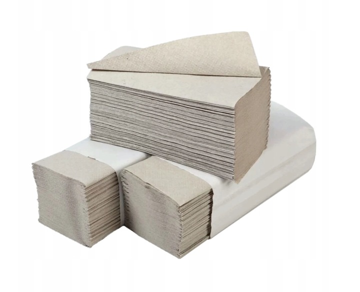 Ręcznik papierowy ZZ Bio szary 4000szt GRUBY Gramatura 38-40g 21cm x23 4000