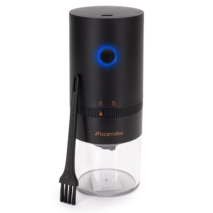 MŁYNEK ELEKTRYCZNY BEZPRZEWODOWY DO MIELENIA KAWY ŻARNOWY na USB