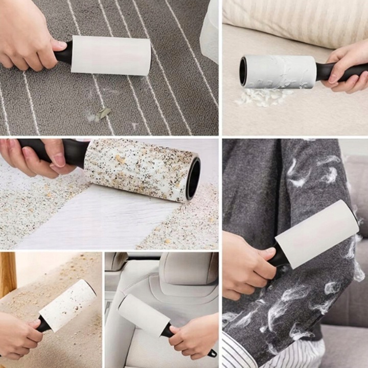 20x ROLKA ROLKI DO CZYSZCZENIA UBRAŃ włosów sierści 1200 listków SILNY KLEJ