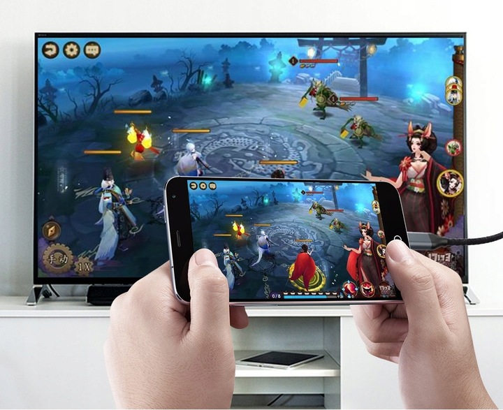 KABEL ADAPTER USB-C 3.1 TYP C DO HDMI 4K MHL 2m