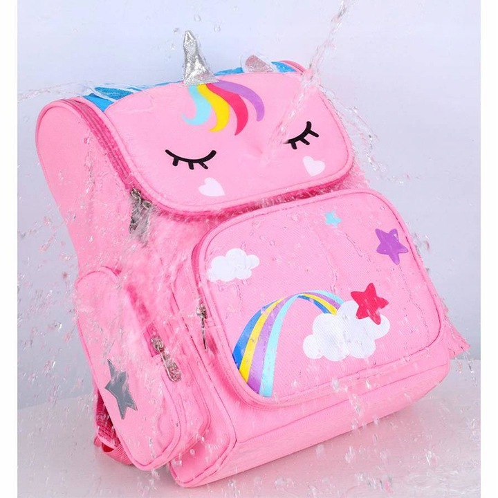 JEDNOROŻEC TORNISTER PLECAK SZKOLNY ZESTAW PIÓRNIK