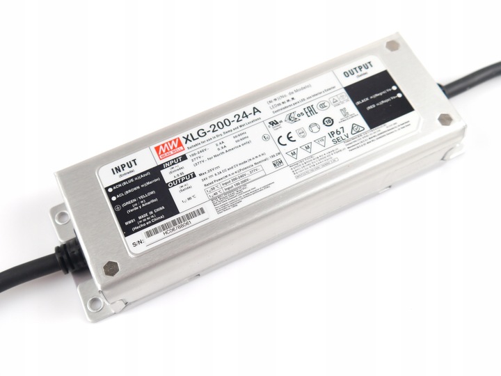 ZASILACZ MEAN WELL XLG-200-24-A 200W 24V 8,3A IP67 DO LED