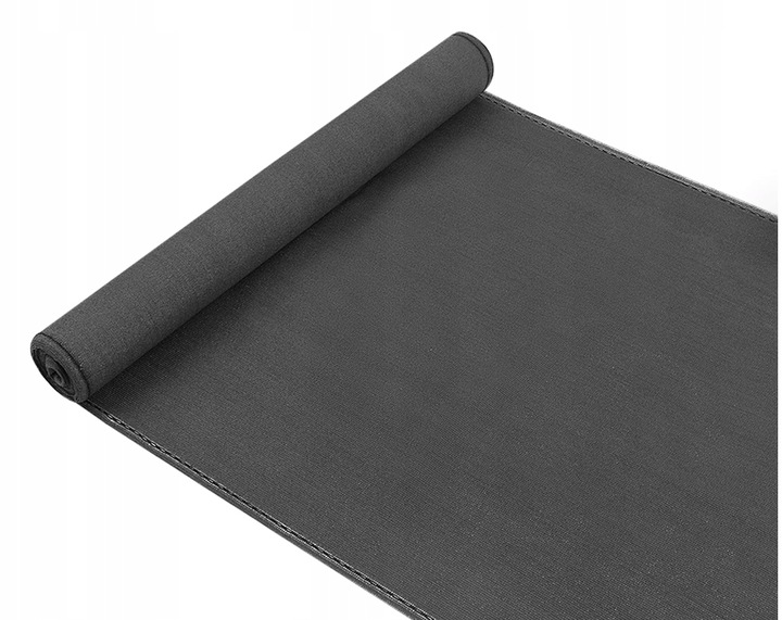 SIATKA CIENIUJĄCA 95% OSŁONA PŁOT 1,50mx10m GRAFIT