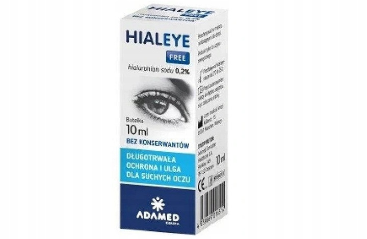 Hialeye Free 0,2% krople do oczu 10 ml