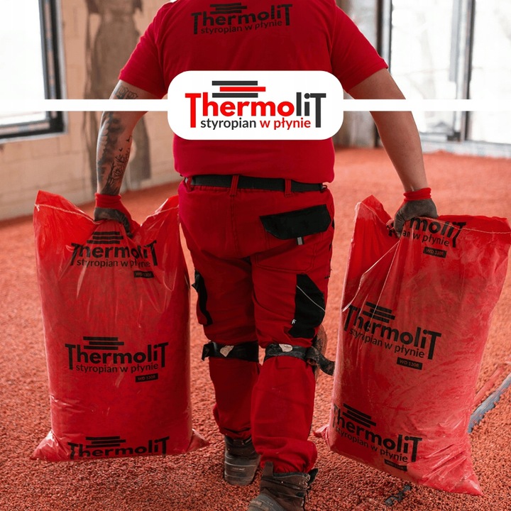 THERMOLIT styropian podłogowy w płynie GRANULAT EPS100 styrobeton worek 60l
