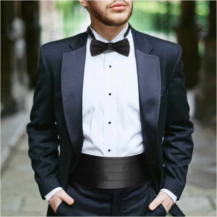 ZESTAW PAS SMOKINGOWY MUCHA POSZETKA MATO PUDEŁKO