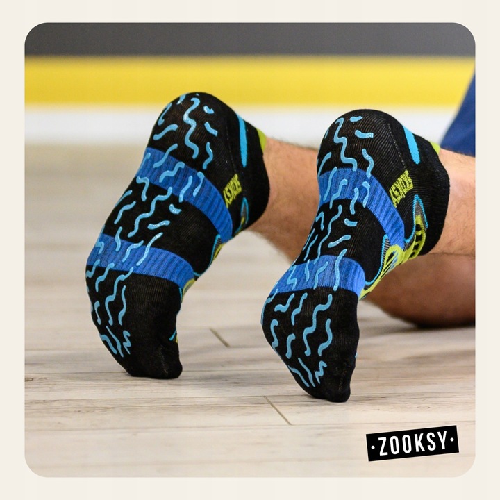 2x Skarpetki ABS Antypoślizgowe Damskie Sportowe Fitness Joga 41-46 ZOOKSY