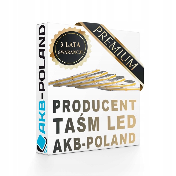 Taśma LED COB 12V 5M NEON NEUTRAL LINIA