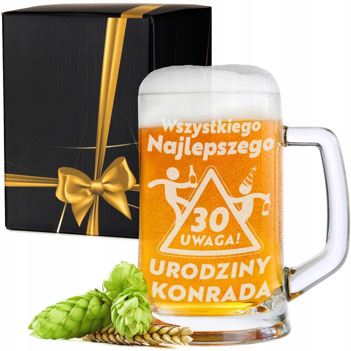 KUFEL Z GRAWEREM KUFEL DO PIWA PREZENT DLA TATY 18 30 40 50 60