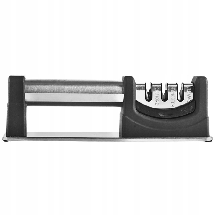 OSTRZAŁKA DO NOŻY KUCHENNYCH DIAMENTOWA OSTRZAŁKA OSEŁKA 3w1 TRÓJFAZOWA