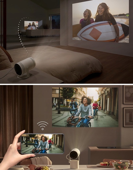 PROJEKTOR SAMSUNG SP-LFF3CLAXXXH THE FREESTYLE GEN 2 OBROTOWY SMART TV