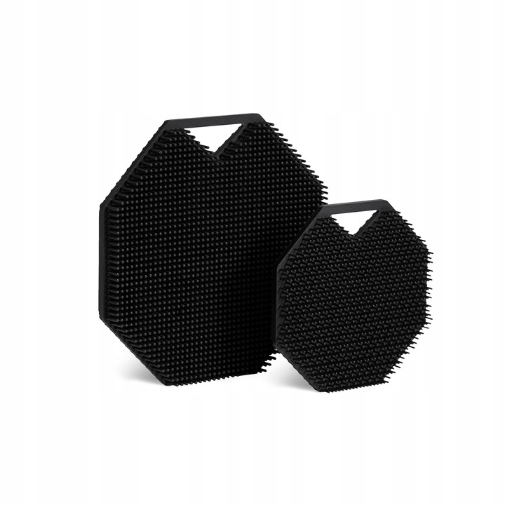 ALLMENT SCRUBBER DUO Antybakteryjna Myjka Szczotka Do Ciała Silikon Zestaw