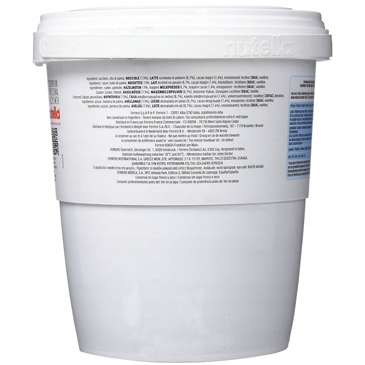 Krem czekoladowy NUTELLA do smarowania z orzechami laskowymi i kakao 3