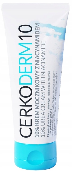 CERKODERM 10% krem mocznikowy z niacynamidem 75 ml