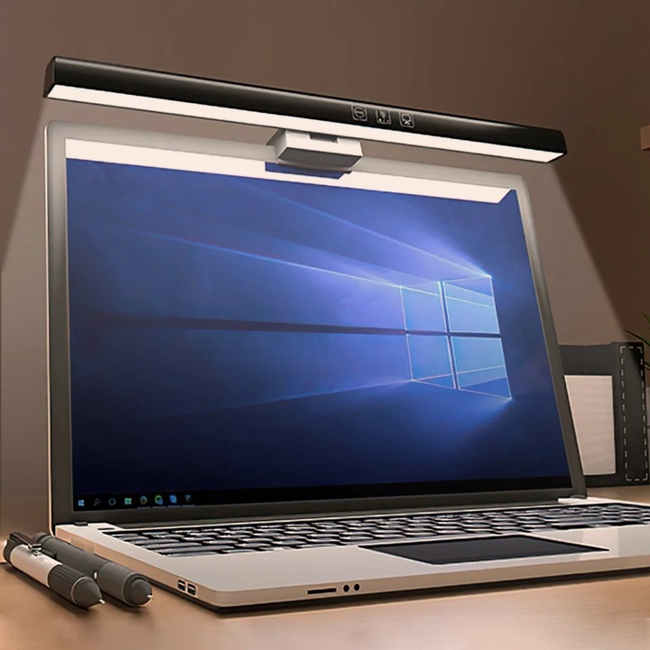 LAMPKA LED NA MONITOR DO KOMPUTERA NOCNA REGULOWANA LISTWA MOCNA USB-C
