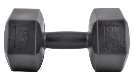 Zestaw Hantli Hantelków Ciężarki Bitumiczne do Ćwiczeń 2x 5kg