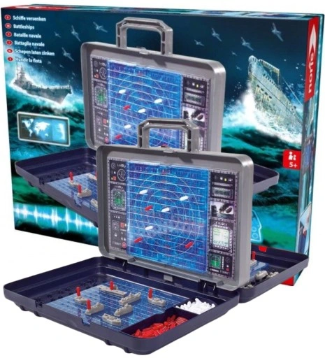 GRA W OKRĘTY STATKI BITWA MORSKA W WALIZCE