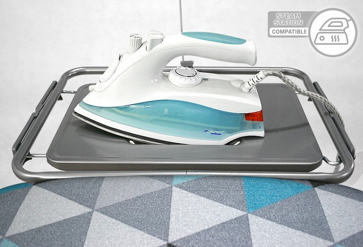 DESKA DO PRASOWANIA DUŻA 130x48 SKŁADANA DO GENERATORA PARY STACJI