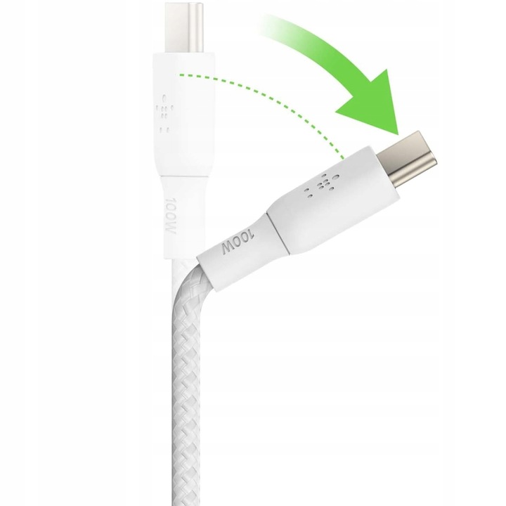Belkin - Kabel Boost - USB-C do USB-C PD, 5A 100W, z oplotem nylonowym, 2 m