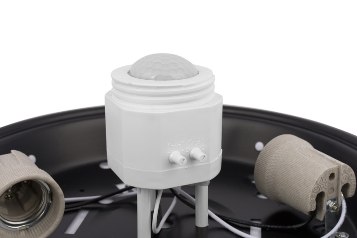 Plafon LED Lampa sufitowa Panel Czujnik ruchu i zmierzchu E27